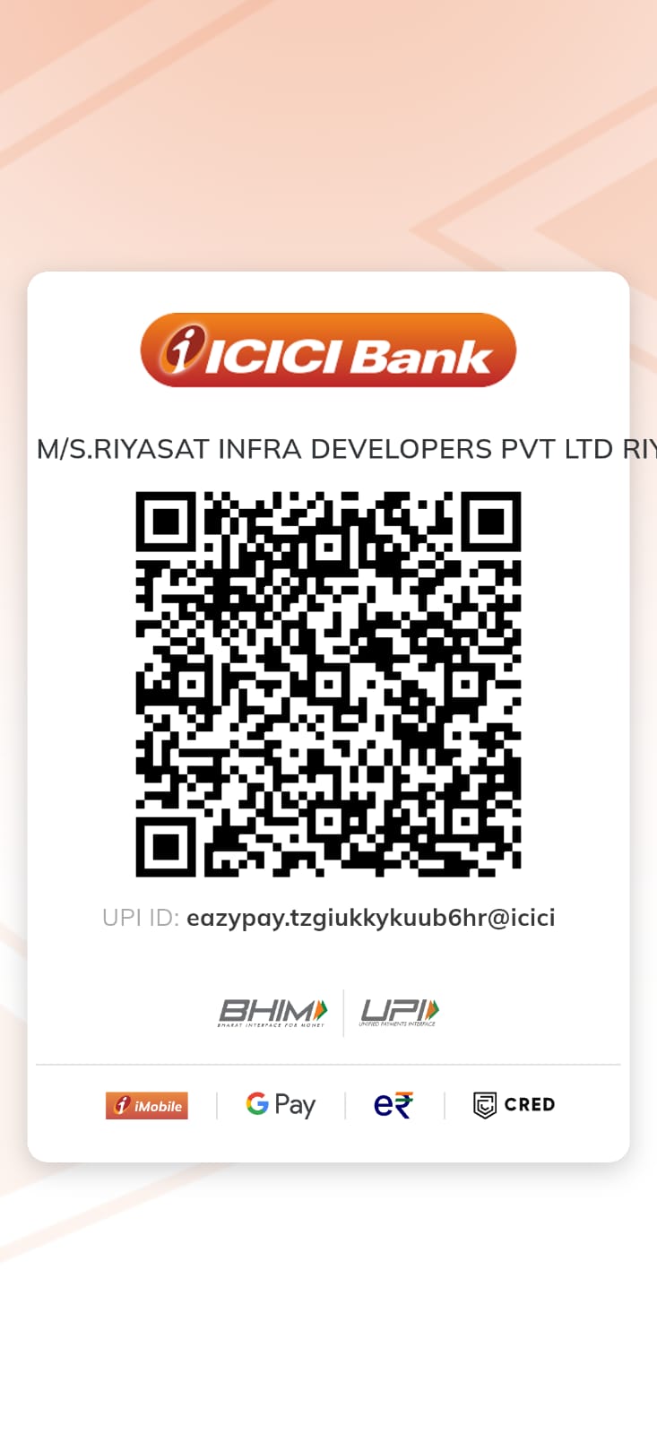 भुगतान के लिए यूपीआई क्यूआर कोड / UPI QR code for payment